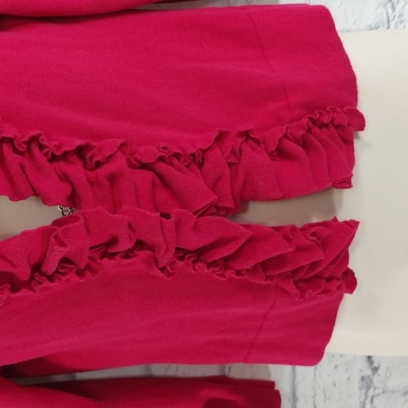 Tabitha Anthropoligie Hook Front Cardigan Dark Pink   Sz S - Picture 3 of 5